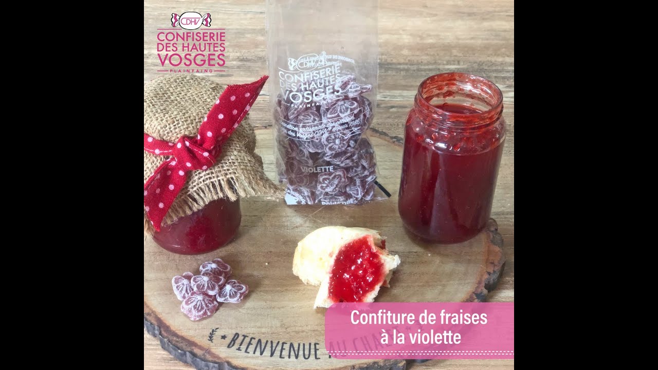 #31 Confiture de fraises à la violette