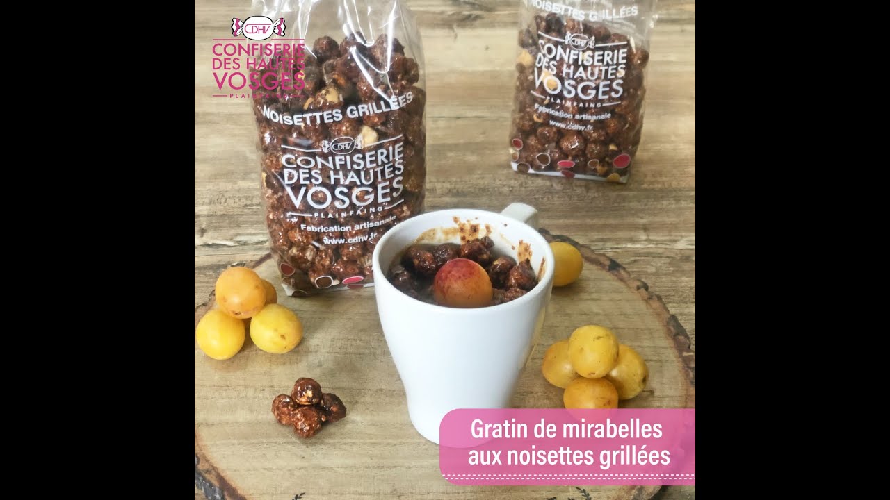#32 Gratin de Mirabelles aux noisettes grillées