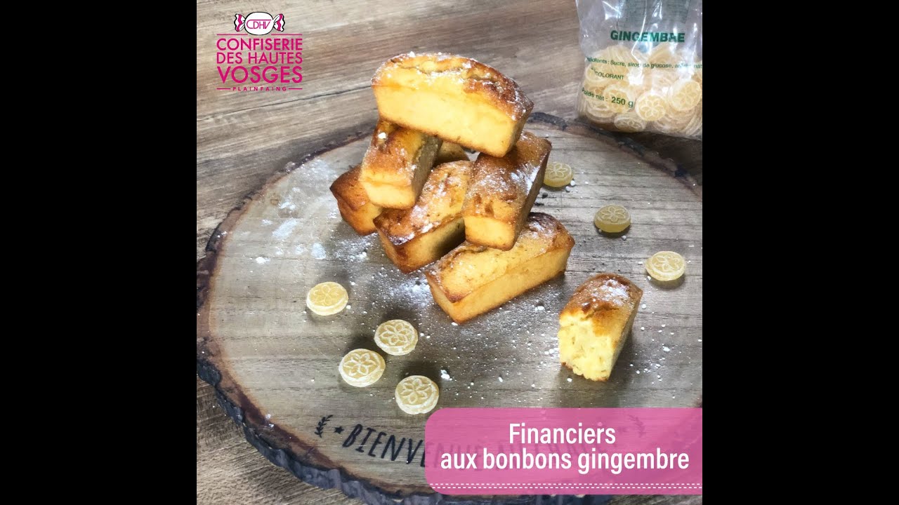#35 Financiers aux bonbons gingembres