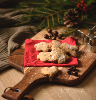 #36 Sablés de Noël aux noisettes grillées CDHV
