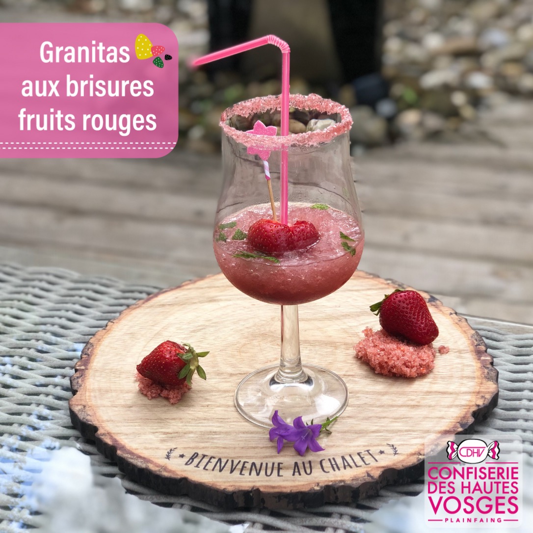 #5 Cocktail : Granitas aux brisures fruits rouges