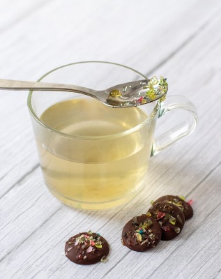 *Les recettes de Julie Gri : Mendiants au chocolat aux brisures CDHV